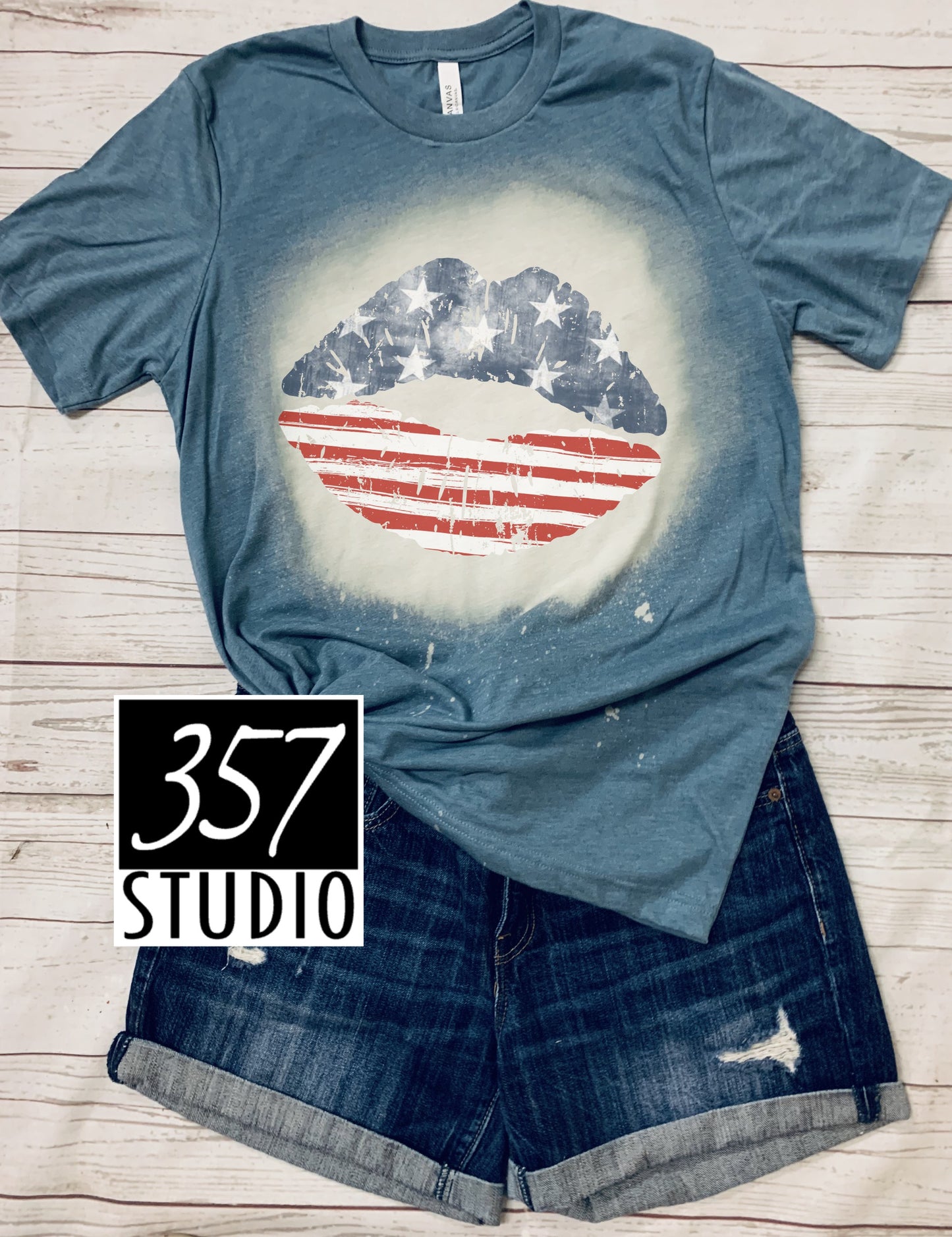 American Flag Lips