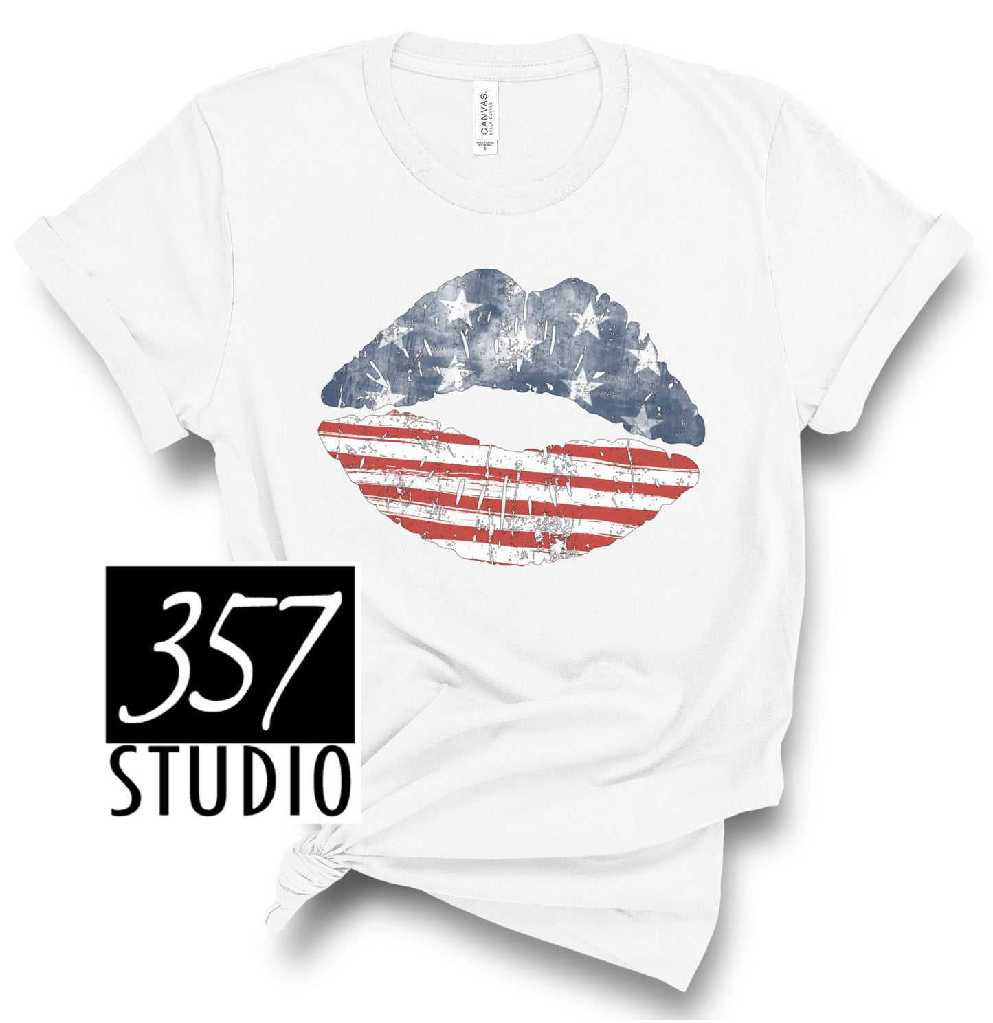 American Flag Lips