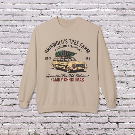 Gildan Softstyle Christmas Sweatshirt - Griswold's Tree Farm Family Christmas