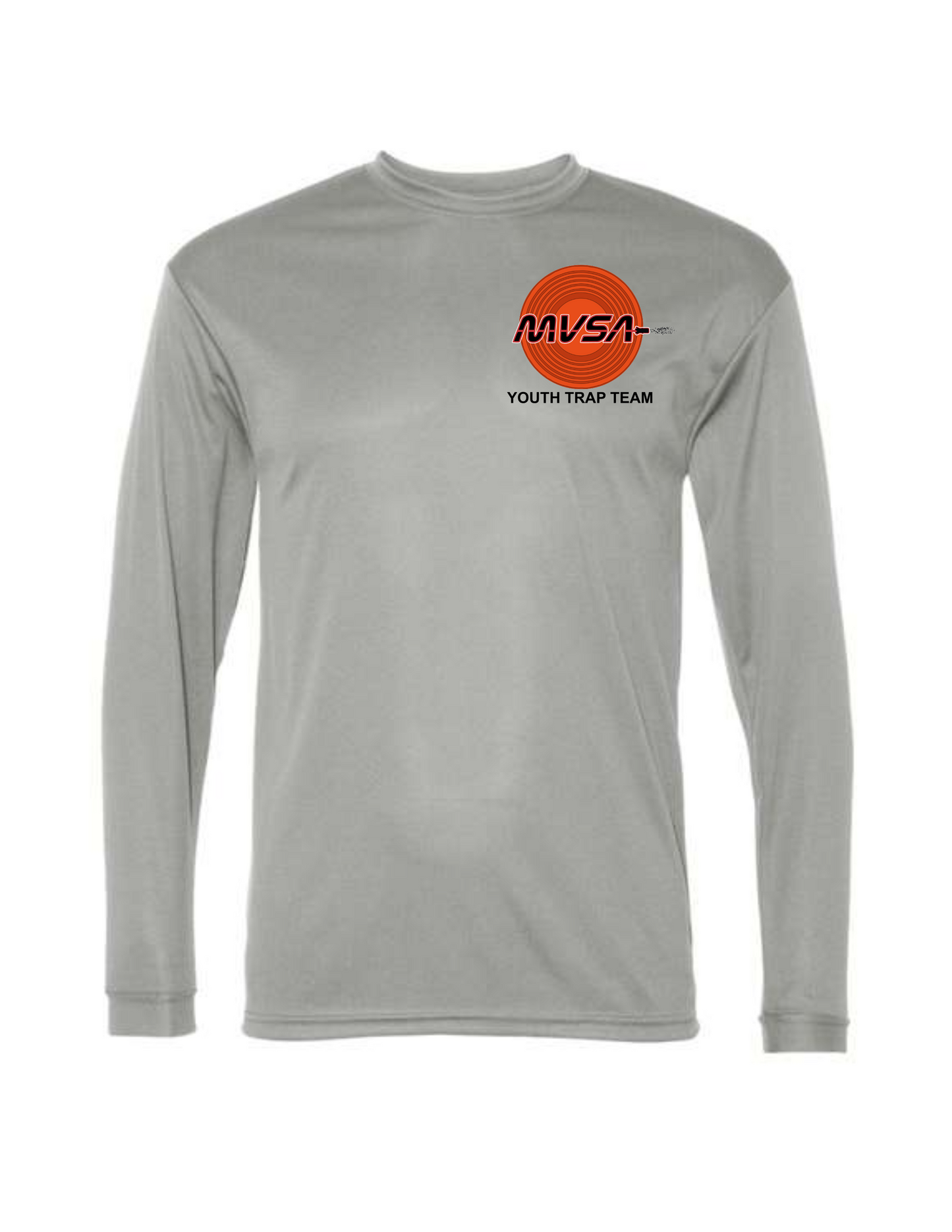 MVSA Youth Trap Team - Long Sleeve Grey T-Shirt