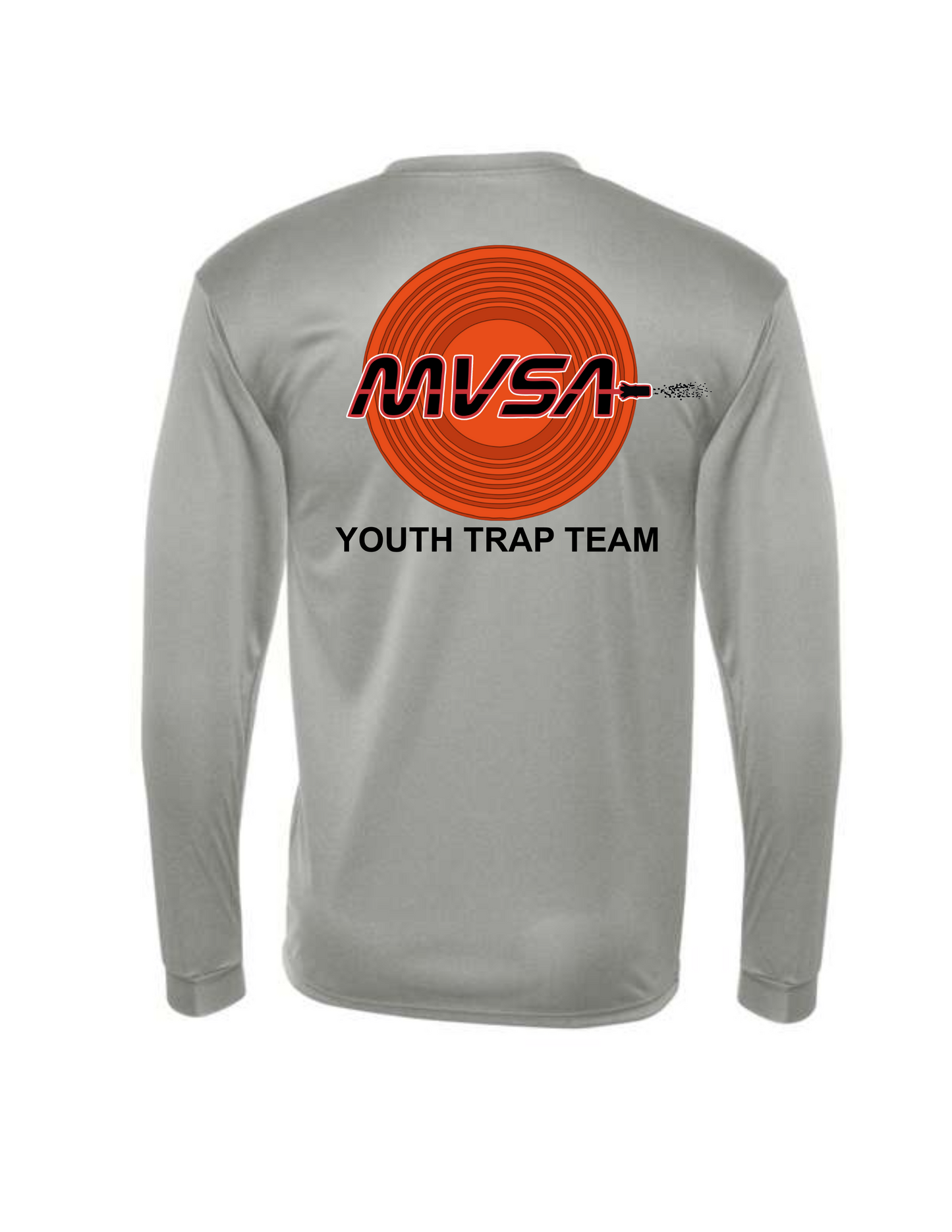 MVSA Youth Trap Team - Long Sleeve Grey T-Shirt