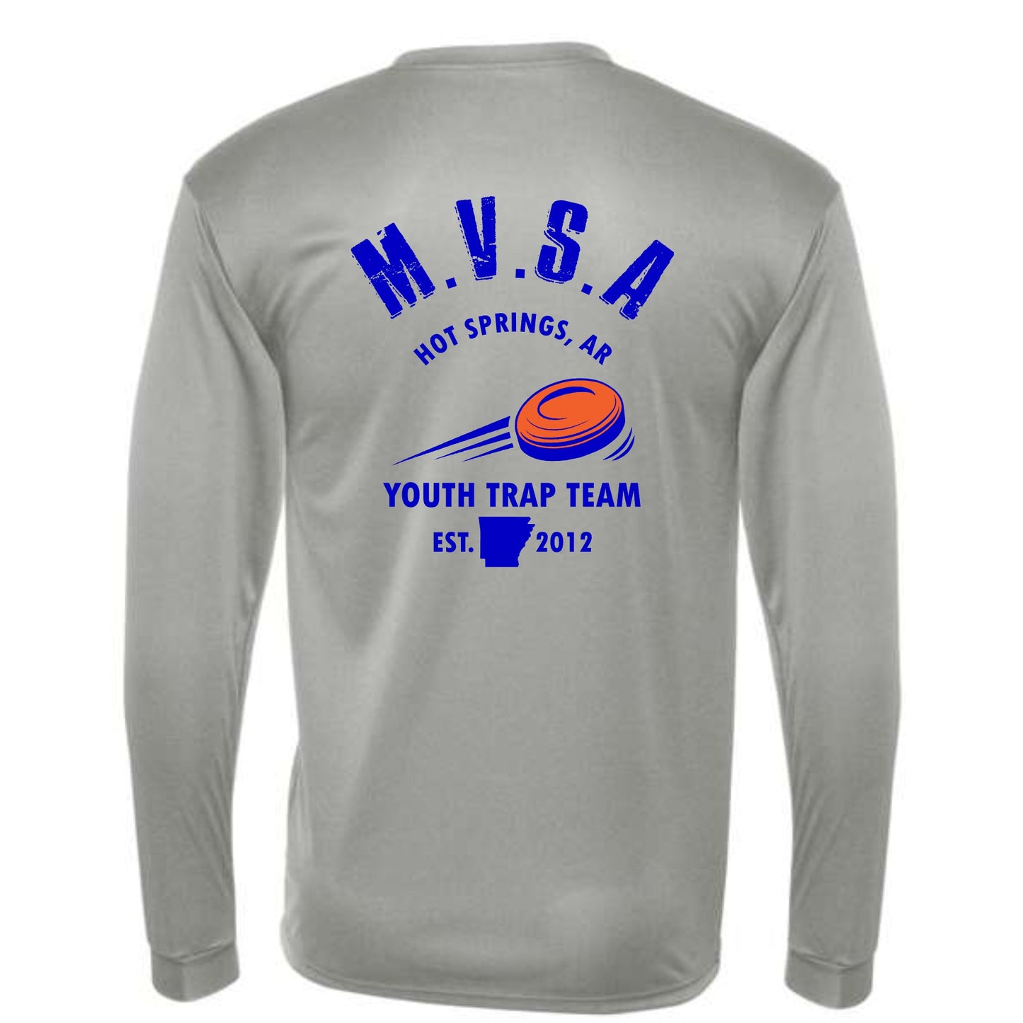 MVSA Youth Trap Team - Long Sleeve Grey