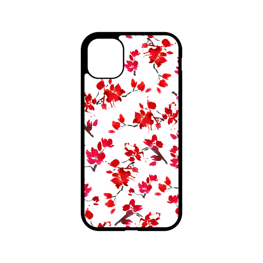 Red Wildflowers Cell Phone Case