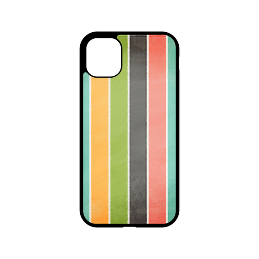 Spring Blooms Stripes Cell Phone Case